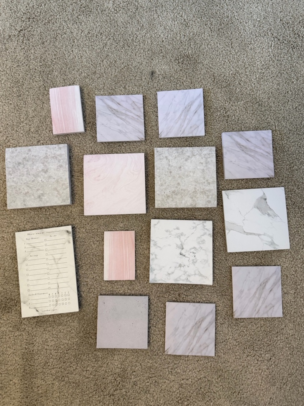 Marble Style Post It Bundle - Picture 2 of 6